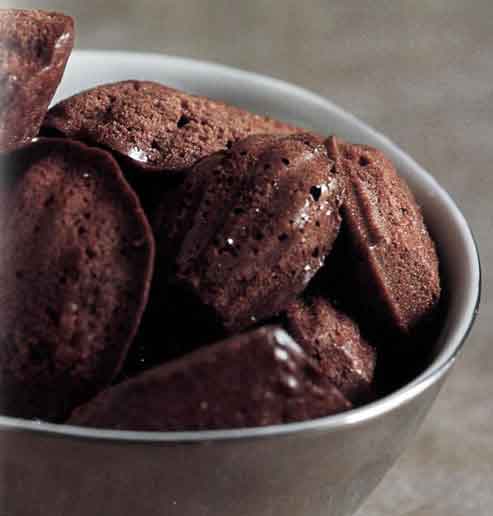 Madeleines au chocolat et au miel